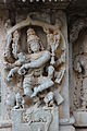 Relief of Hindu deity in the Mallikarjuna temple at Basaralu