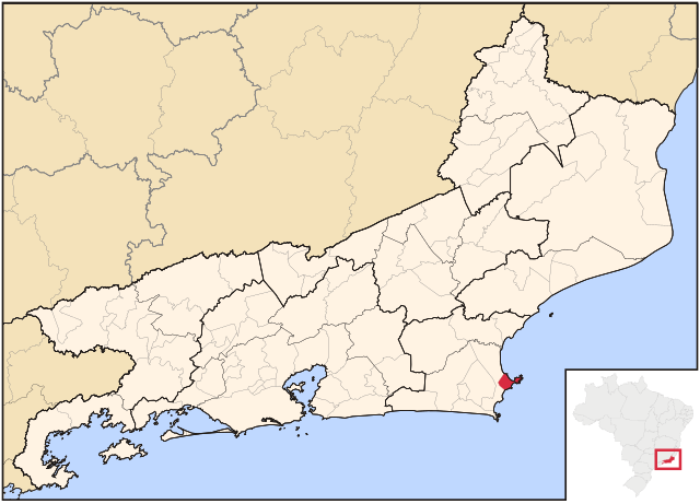 Localização de Armação dos Búzios no Rio de Janeiro