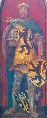 Роберт III (настенные портреты графов Фландрии в часовне города Куртрэ).