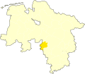 Lage des Landkreises Schaumburg in Niedersachsen