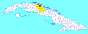 Poziția localității Sagua La Grande