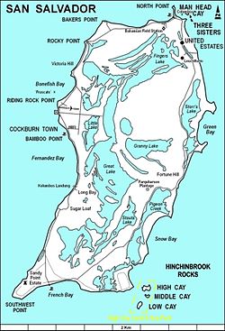 Mapa ostrova