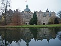 De achterkant (westzijde) van het kasteel