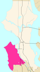 Карта Сиэтла - West Seattle.png