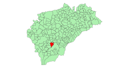 Valverde del Majano - Localizazion