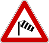 Crosswinds from left