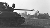 イスラエル軍のM1スーパーシャーマンHVSS, 1967年。