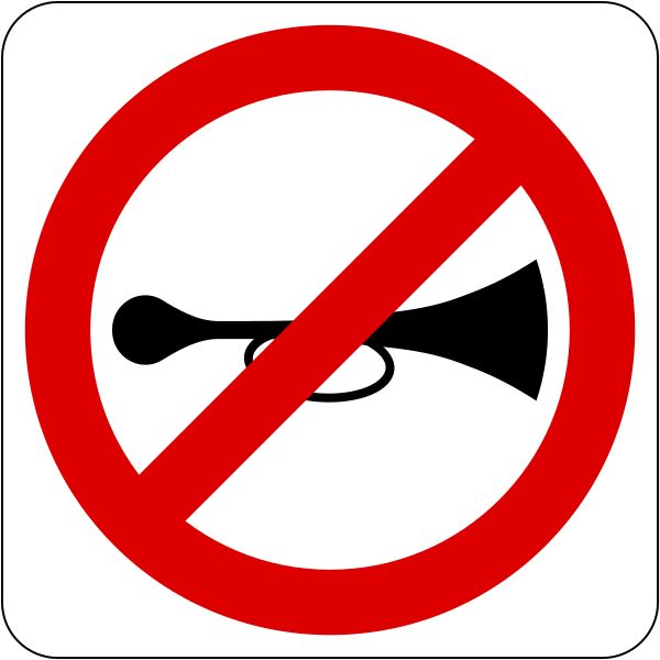 File:Singapore road sign - Prohibitory - No honking.svg