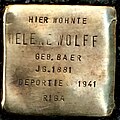 Stolperstein für Helene Wolff (Friesenstr.82)