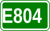 Route européenne 804