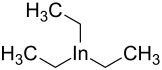 Strukturformel von Indiumtriethyl