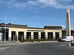 The street entrance to Trondheim Central Station in 2006