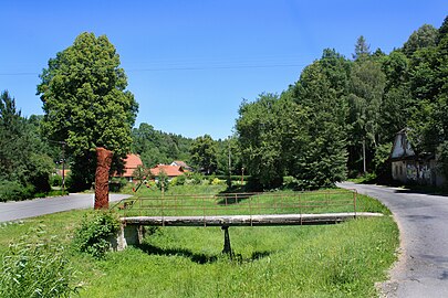 Rivière Loučná à Trstěnice.