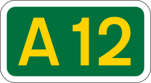 UK road number patch A11