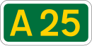 A25 road