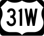 U.S. Route 31W marker