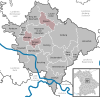 Lage der Verwaltungsgemeinschaft Neumarkt in der Oberpfalz im Landkreis Neumarkt in der Oberpfalz