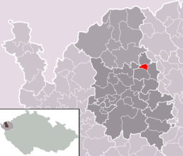 Vřesová – Mappa