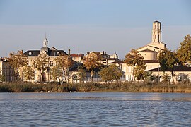 Vue depuis l'estuaire de la Gironde.