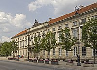 Le palais à Varsovie.