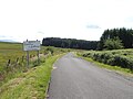 The B7027 road to Challoch, near Loch Dornal, north Penninghame area.