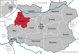Kaart van Welver