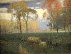 George Inness, Słoneczny jesienny dzień, 1892