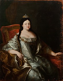 Portrait de l'impératrice Anne Ire de Russie.