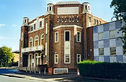 ABC Television's studios at Didsbury in Manchester, where Lambert worked in the late 1950s.