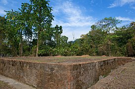 View of a ruined building