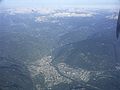 Bolzano vista dall'aereo