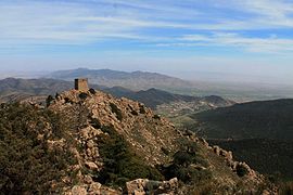 El djebel Afgana en el Bou Taleb