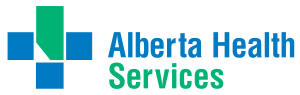 English: Alberta Health Services logo from vis...