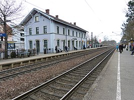 Blick über den Bahnhof (2016)