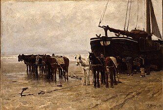 Bateaux de pêche (1876), musée de Dordrecht.