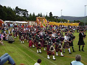 English: Arran highland games 2007 There are t...