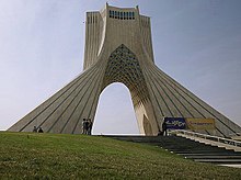 Azadi Tower in Tehran, Iran; an example of Iranian architecture of various periods Azadi tower 9.jpg