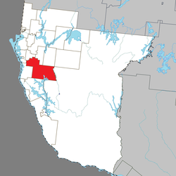 Location within Témiscamingue RCM.