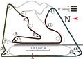 Grand Prix Circuit" (5.412m) Traçado utilizado atualmente pela F1 - Grau 1