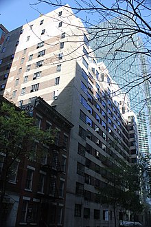 The northern tower at 307 East 44th Street Beaux-Arts Apartments May 2021 32.jpg