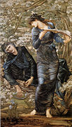 Edward Burne-Jones The Beguiling of Merlin 1874
