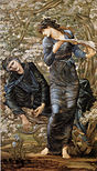 The Beguiling of Merlin, Burne-Jones