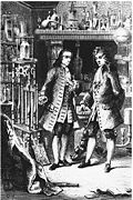 Robert Boyle e Denis Papin inspecionando o digestor de Papin