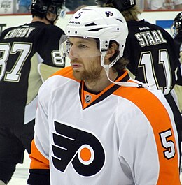 Braydon Coburn avec les Flyers de Philadelphie