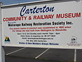 Museum and Restoration Society sign as viewed 2006