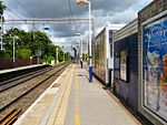 Platform 2 of Cheadle Hulme station in 2009