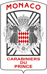 Coat of Arms of Carabiniers du prince.svg