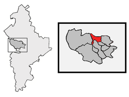 Kaart van Ciudad General Escobedo