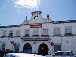 Järnvägsstationen i El Puerto de Santa María.