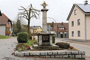 Mahnmal in Etzgersrieth (2023)